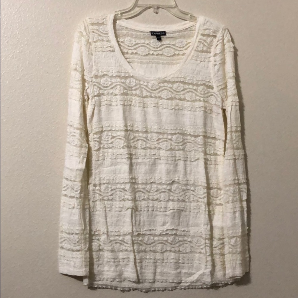 Long Sleeve Lace Shirt